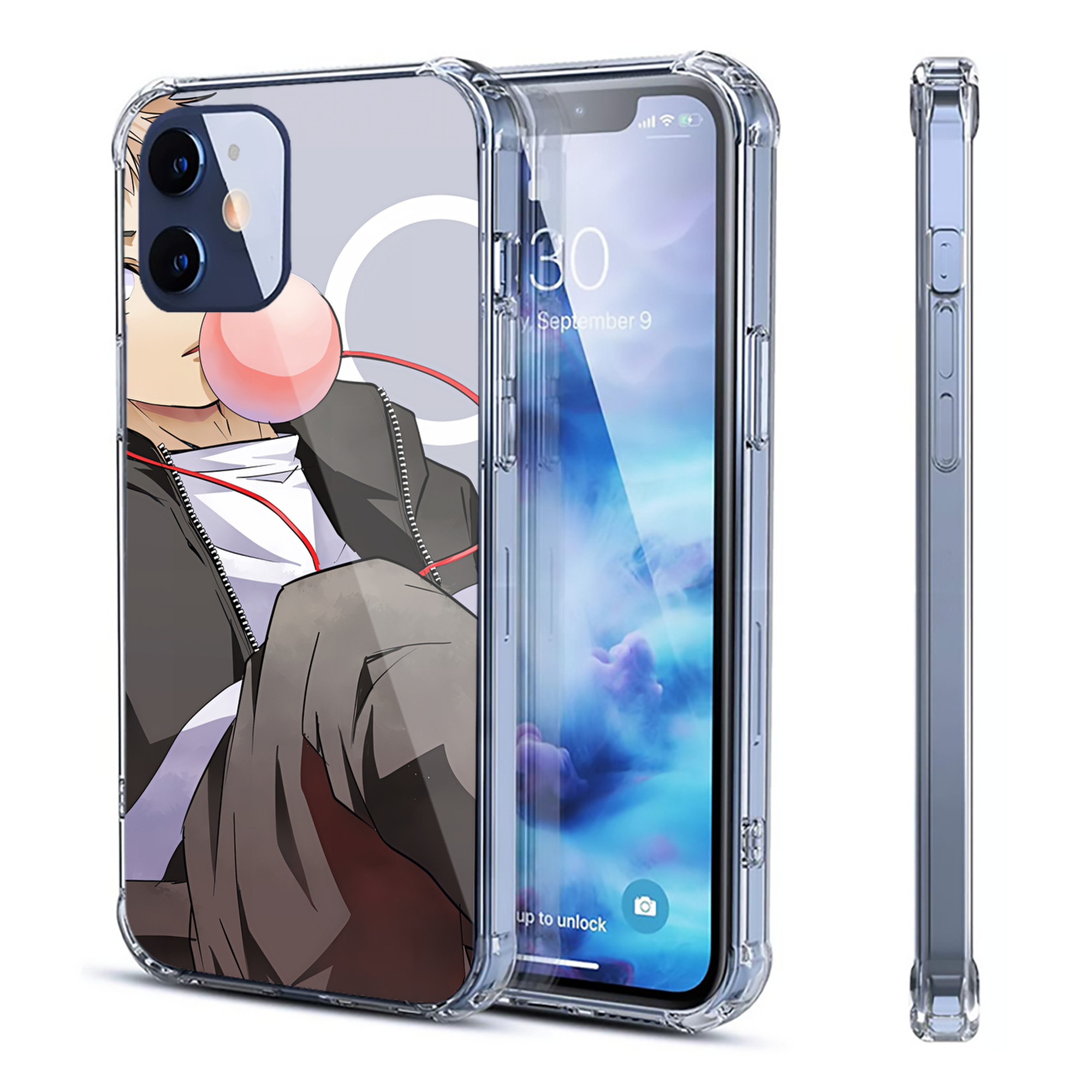 （画像用） SPY×FAMILY间谍家家酒 【iPhone 12シリーズ対応】透明スマホケース（クリアソフトケース）